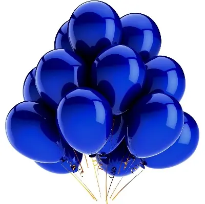 Picture of Blue Balloon - 15 Pieces (Premium Quality) - Blue