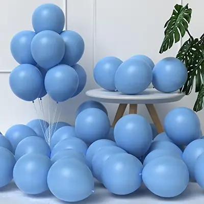 Picture of Light Blue Balloon - 15 Pieces - Light blue