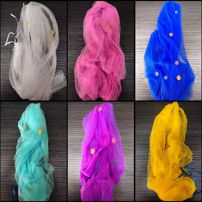 Picture of Backdrop Decor Net Curtains for Happy Birthday, Anniversary, Baby Shower, Bridal Shower