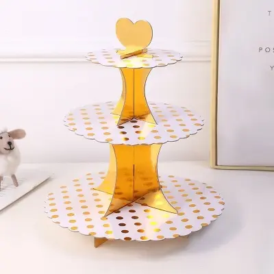 Picture of Portable Cupcake Stand for Parties and Events, Birthday Decorations