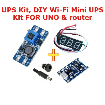 Picture of UPS Kit, DIY Wi-Fi Mini UPS Kit FOR UNO & router (Multicolor)