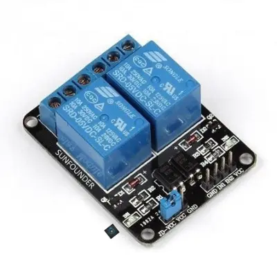 Picture of DC-5v 2 Channel Relay Module (Silver)