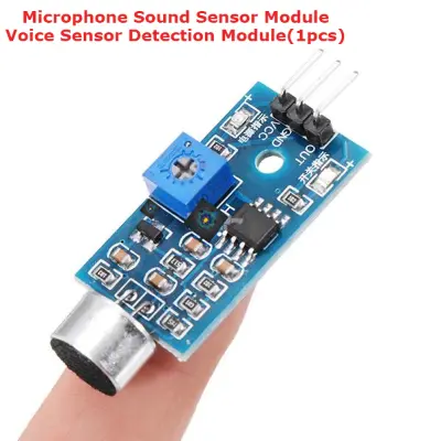 Picture of Microphone Sound Sensor Module Voice Sensor Detection Module(1pcs) (Silver)