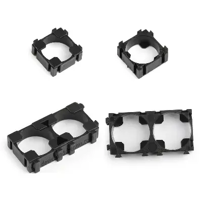 Picture of (6 Pieces)18650 Lithium Battery Case Holder / Spacer Bracket For BMS Protection Board (Black)