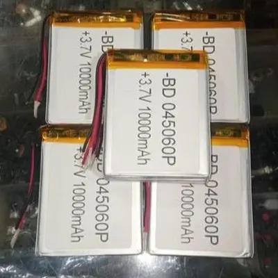 Picture of 3.7V 10000mAh Lithium Polymer Rechargeable Lipo Battery Size 90x70x3mm (Silver)