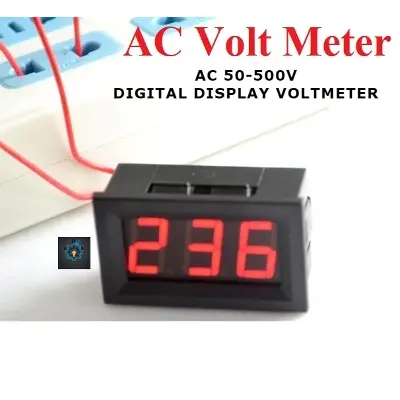 Picture of AC 50-500V Digital Display Voltmeter (Black)