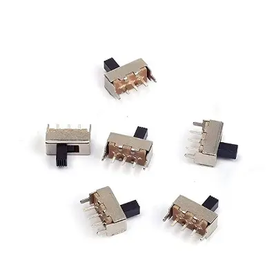Picture of Micro Slider Switch SPDT (6 Pcs Pack) (Black)