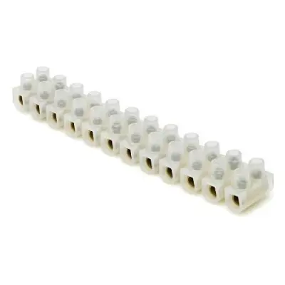 Picture of 10A 12 Way Electrical Wire Connector (White)