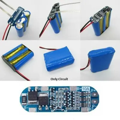 Picture of 3S 12V 18650 10A BMS Charger Li-ion Lithium Battery Protection Board- 1pcs - Battery - Battery (Silver)