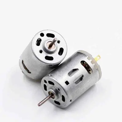 Picture of Small Electric DC Motor for Hair Dryer Use (Silver)