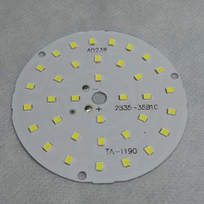 Picture of Rechargeable LED lamp Plate 5V 12W AC DC Backup Lamp Using 18650 Battery (White)