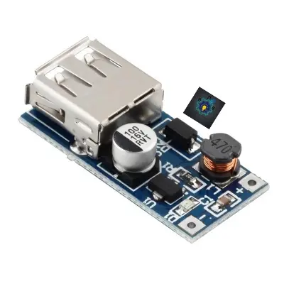 Picture of 0.9-5V 600mA USB Charger DC-DC Converter Step Up Boost Module Arduino (Silver)