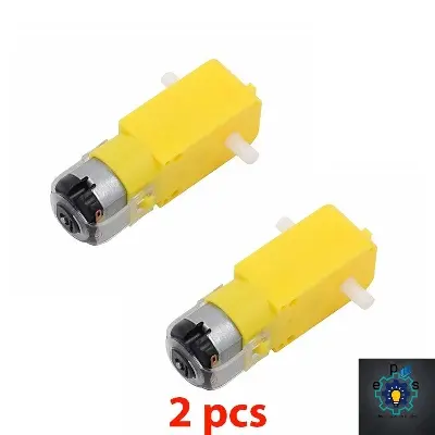 Picture of Gear Motor for Robot Wheel DC( 2 pcs) (Multicolor)