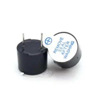 Picture of (2pcs)-Buzzer Alarm 5V to 12V Sounder speaker Buzze (Black)