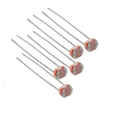 Picture of 10 Pieces of Light Dependent Resistors (LDR) (Red)