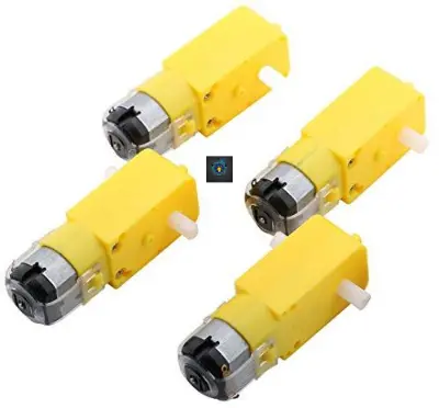 Picture of Gear Motor 3V ~ 6V DC for Robot Wheel - 4pcs (Multicolor)