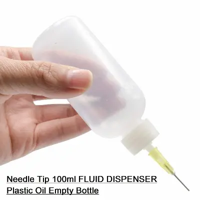Picture of Needle Tip 100mL Plastic Bottle For Soldering Tools Repair Tools (White)