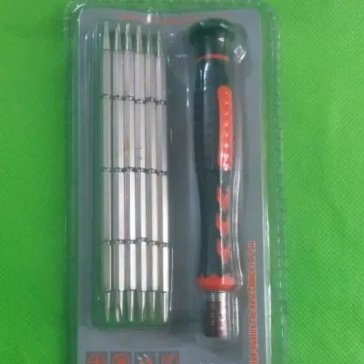 Picture of SW-1019 6 In 1 DUAL Ends High Precision 6 In 1 Screwdriver Telecommunication Interchangeable Screwdriver Tool Sets Professional For Mobile Tablet Repair Disassemble (Multicolor)