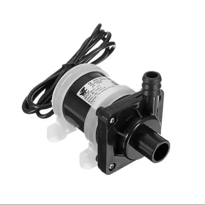 Picture of High Qlty Solar Water Pump 12V Mini High Pressure Water Pump 700L/H (Black,60 gm)