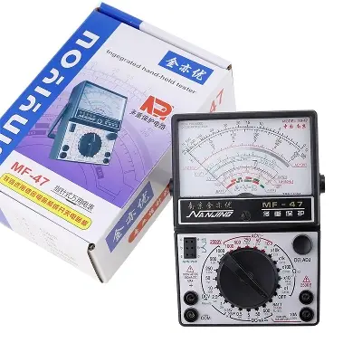 Picture of MF47 AC/DC Voltmeter Ampere Meter Ohmmeter Analog Multimeter (Multicolor)