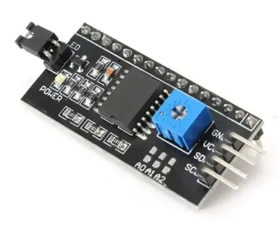 Picture of IIC I2C TWI SPI Serial Interface Board Module 5V 4Pin Serial Board Module Port IIC I2C TWI SPI For Arduino 1602 1601 2004 LCD Display (Multicolor)