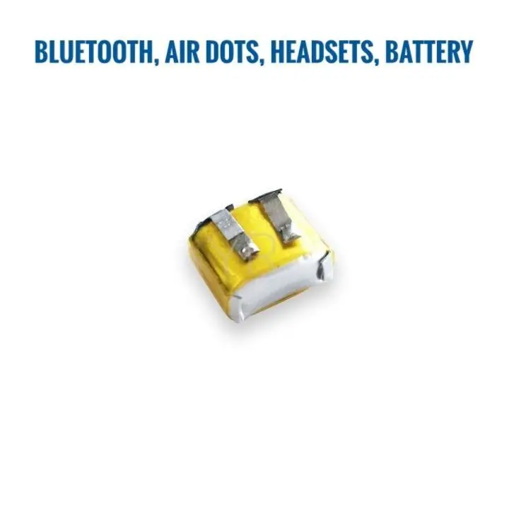 Picture of 3.7V 30mAh Mini Bluetooth Headset Battery or Bluetooth Circuit Battery & Wireless Air Dots Battery (Multicolor)