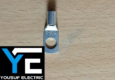 Picture of Cable lug china terminal ring lug connector clip 6 Rm copper 20 piece pack - Silver