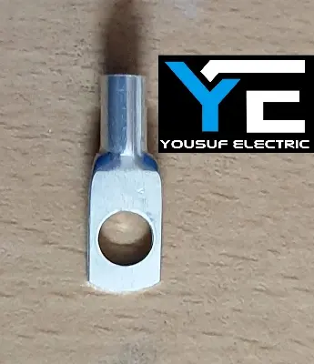 Picture of Cable lug china terminal ring lug connector clip 6 Rm copper 20 piece pack - Silver