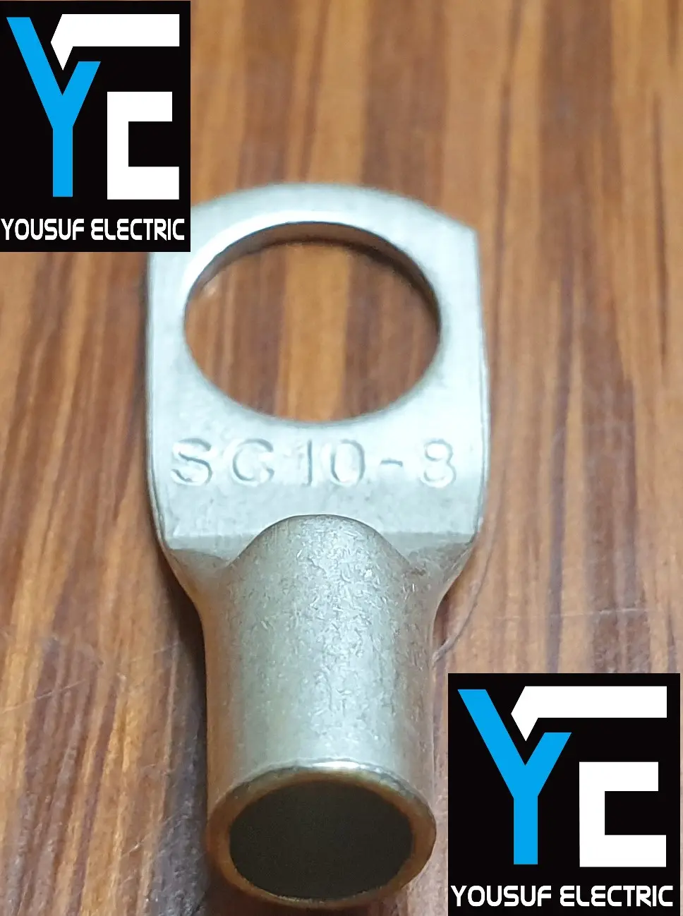 Picture of Cable lug china terminal ring lug connector clip 10 Rm copper 20 piece pack - Silver