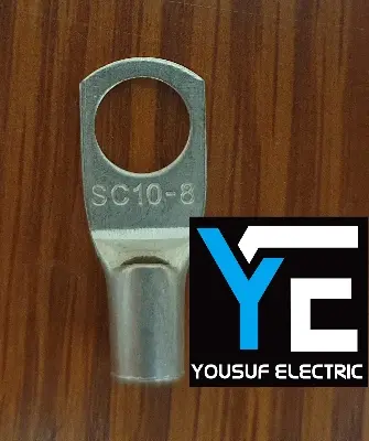 Picture of Cable lug china terminal ring lug connector clip 10 Rm copper 20 piece pack - Silver