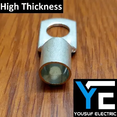 Picture of Cable lug china terminal ring lug connector clip 25 Rm copper 10 piece pack - Silver