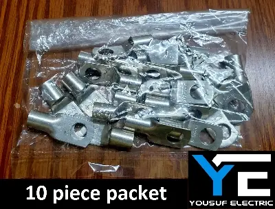 Picture of Cable lug china terminal ring lug connector clip 25 Rm copper 10 piece pack - Silver