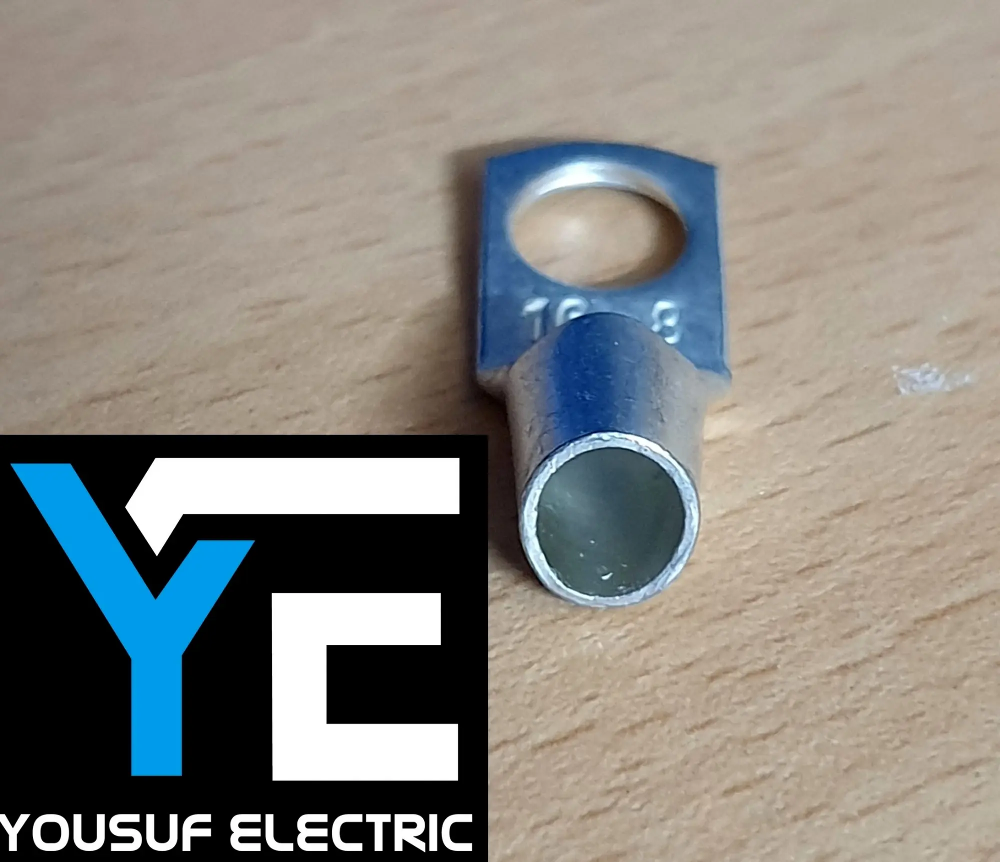 Picture of cable lug china 16rm terminal lug connector clip copper 20 piece pack - Silver