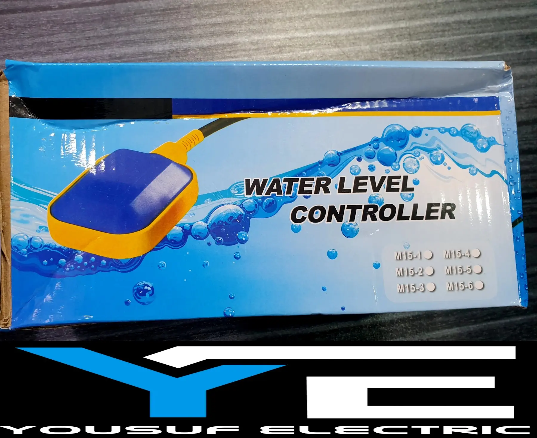 Picture of Float Switch Fluid Water Level Sensor Controller For Water Pump/Motor With Weight & cable Fully Automatic float level water controler switch - Blue