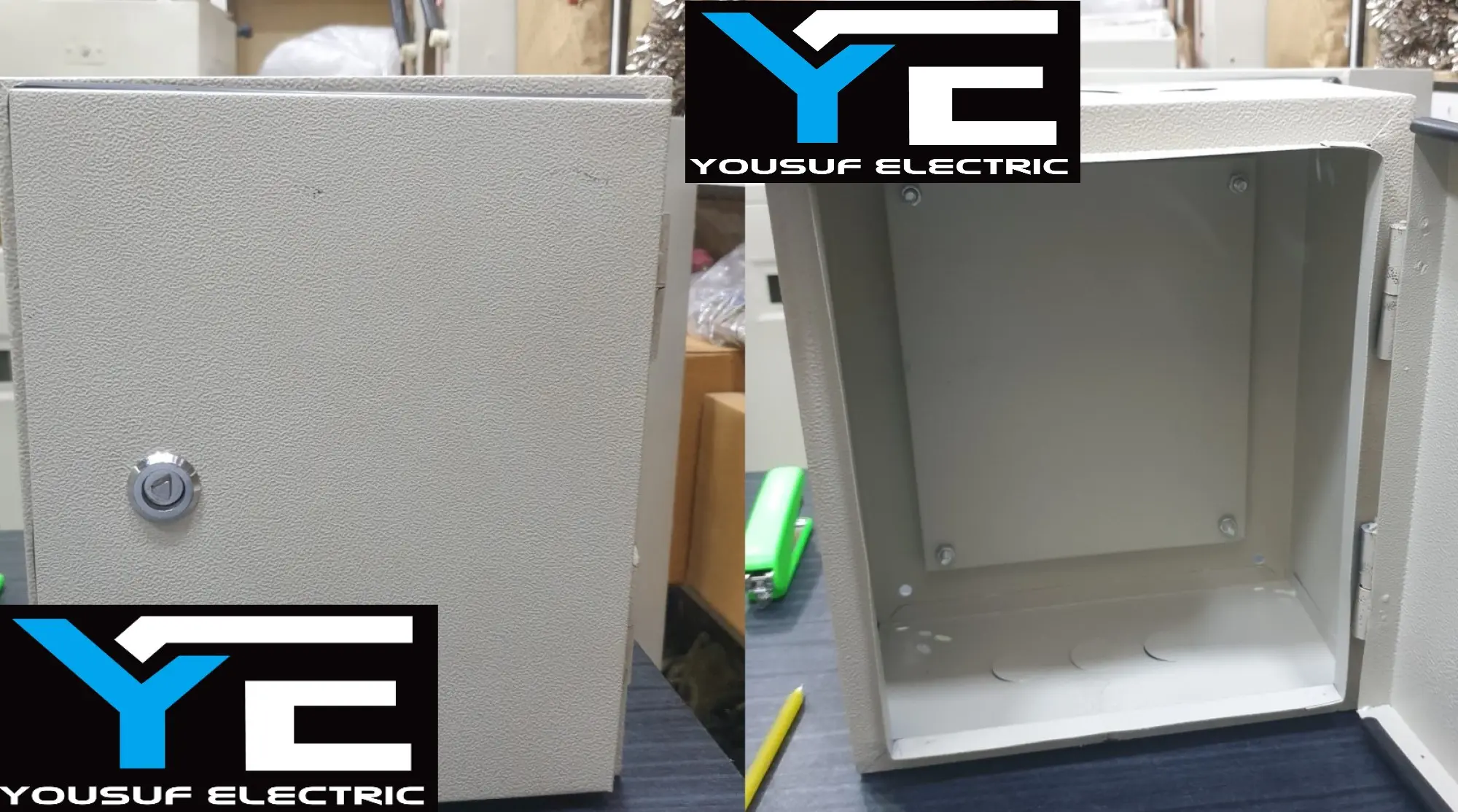 Picture of Distribution Box 10X8X6 Panel Box Sdb Box Db box mdb box steel box Board Industrial Box - Off White