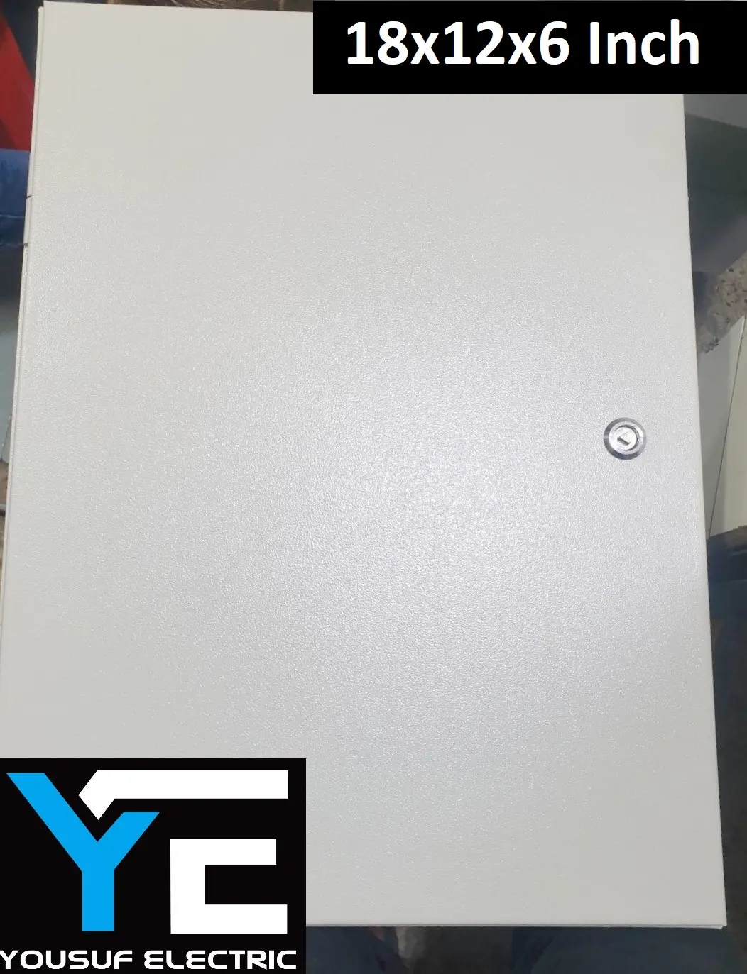 Picture of Distribution Box 18X12X6 Panel Box Sdb Box Db box mdb box steel box Board Industrial Box - Off White
