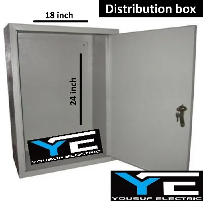 Picture of Distribution Box 24X18X6 Panel Box Sdb Box Db box mdb box steel box Board Industrial Box - Off White