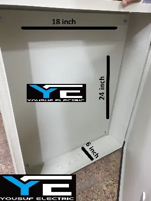 Picture of Distribution Box 24X18X6 Panel Box Sdb Box Db box mdb box steel box Board Industrial Box - Off White