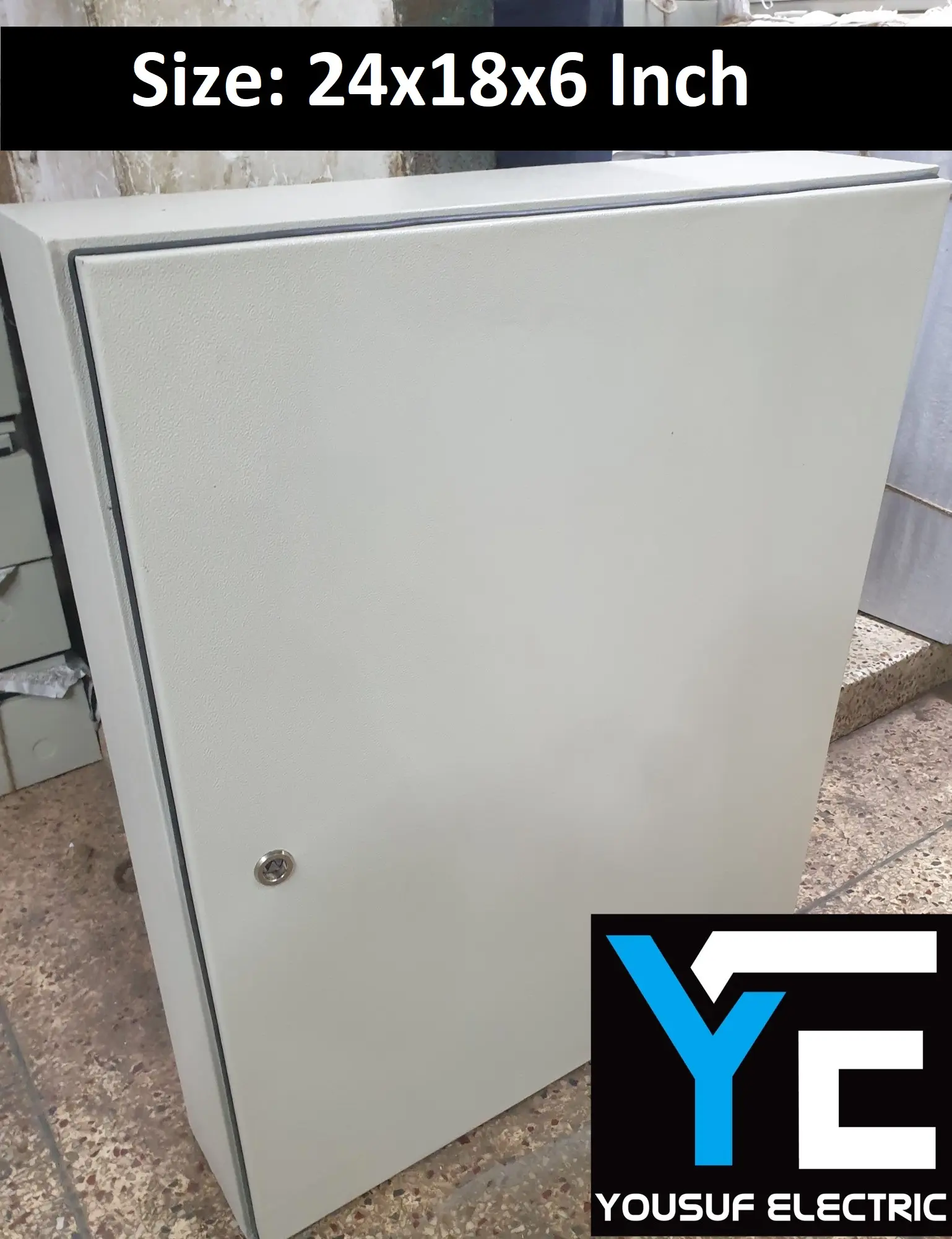 Picture of Distribution Box 24X18X6 Panel Box Sdb Box Db box mdb box steel box Board Industrial Box - Off White