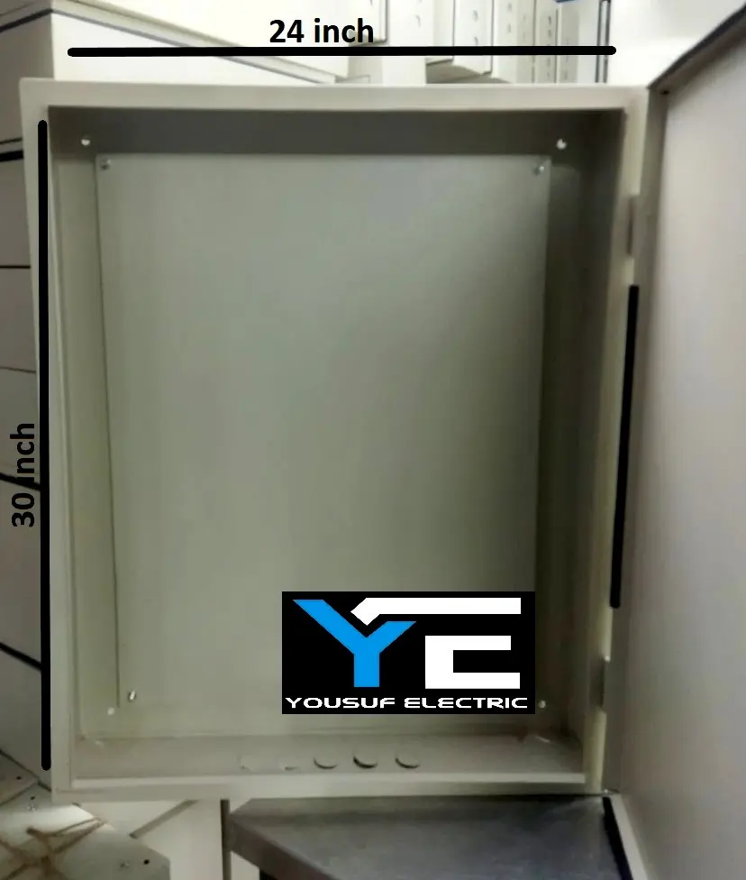 Picture of Distribution Box 30X24X6 Panel Box Sdb Box Db box mdb box steel box Board Industrial Box - Off White