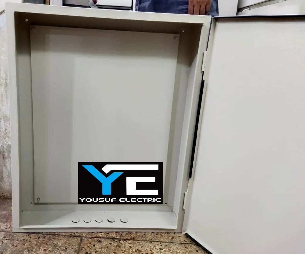 Picture of Distribution box 36x30x6 panel Box Sdb Box Db box mdb box steel box Board Industrial Box - Off White