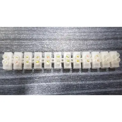 Picture of Terminal block 20 ampere connector 2 stick Electrical Wire Connector 20 Ampere - White