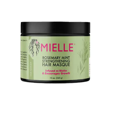 Picture of Mielle Rosemary Mint Hair Masque with Biotin – Strengthens, Hydrates & Promotes Growth 340gm