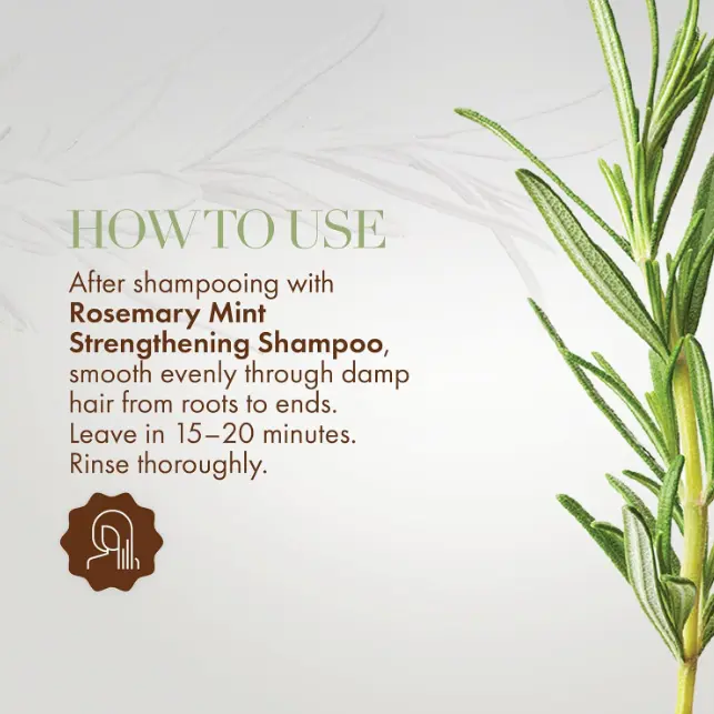 Picture of Mielle Rosemary Mint Hair Masque with Biotin – Strengthens, Hydrates & Promotes Growth 340gm