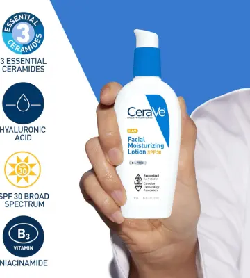 Picture of CeraVe AM Facial Moisturizing Lotion with SPF 30 – Daily Hydration & Sun Protection