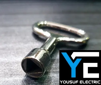 Picture of panel key distribution box key 2 piece packet - Silver