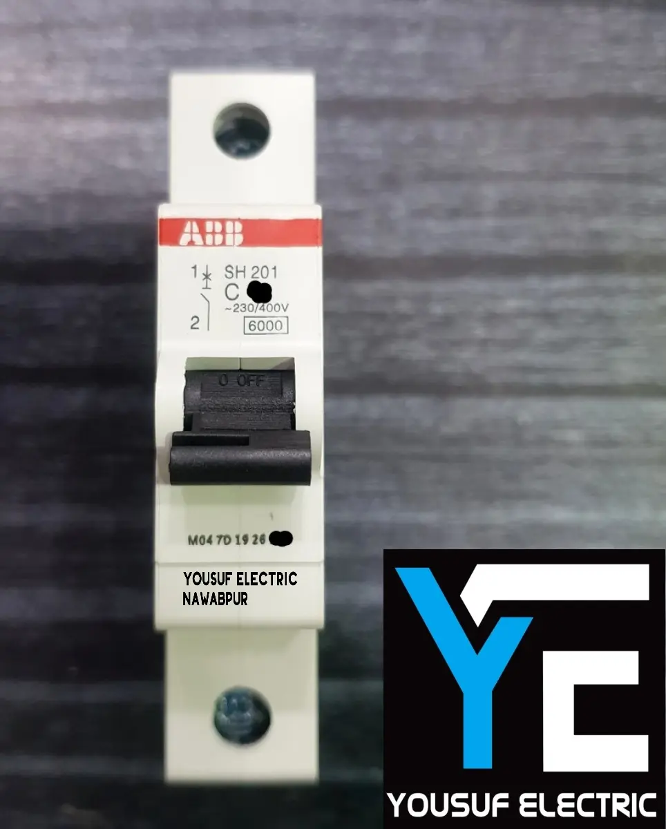 Picture of Abb Mcb 16 Ampere Sp High Grade China Miniature Circuit Breaker One Pole Single Phase - Power Bank Circuit - White