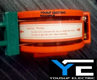 Picture of change over switch 2 pole 63a reverse forward switch on off switch - Orange