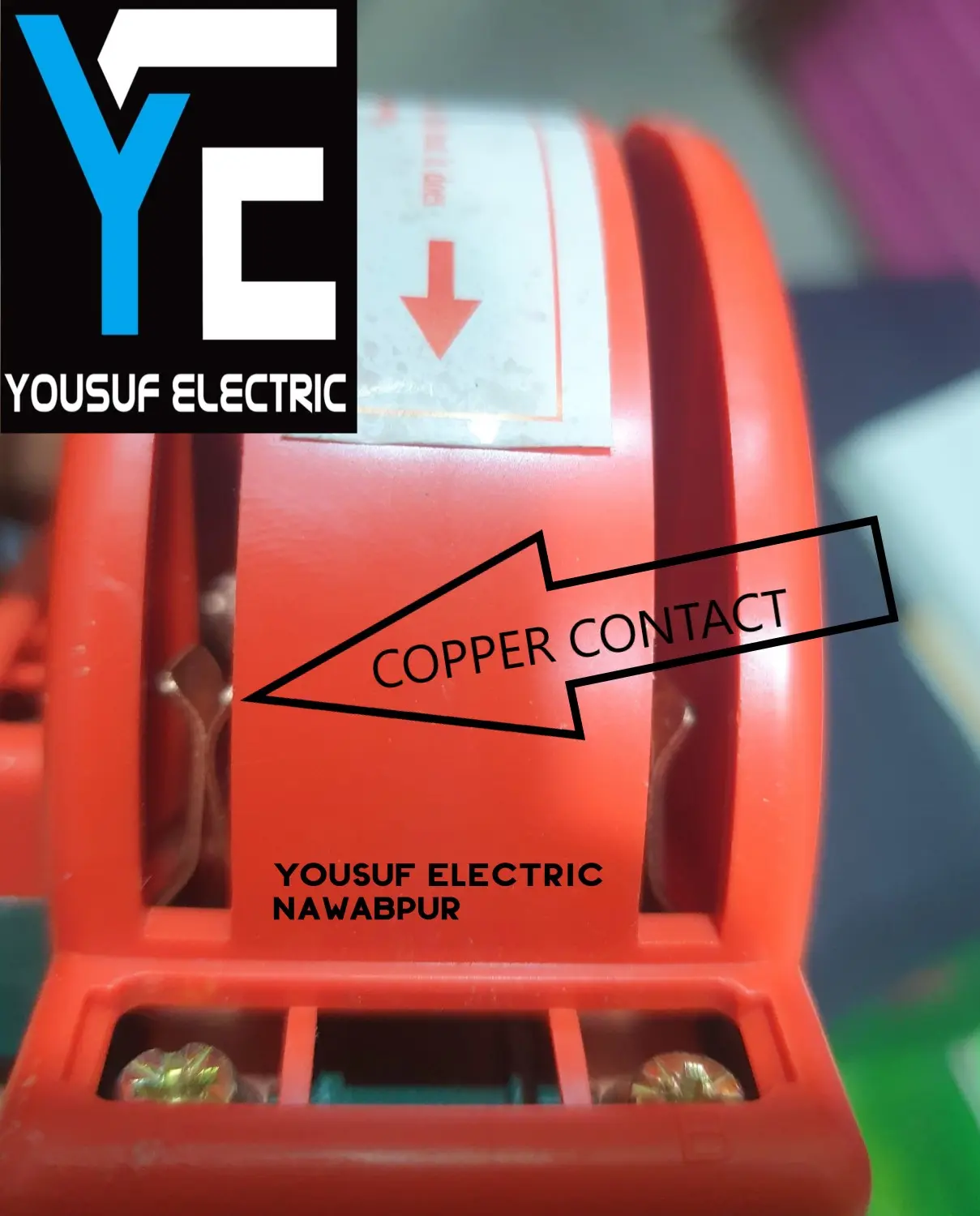 Picture of change over switch 2 pole 63a reverse forward switch on off switch - Orange