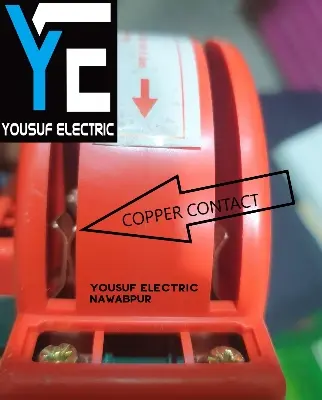 Picture of change over switch 2 pole 63a reverse forward switch on off switch - Orange